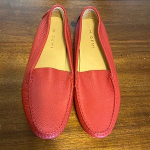 Red M Gemi loafers size 41.